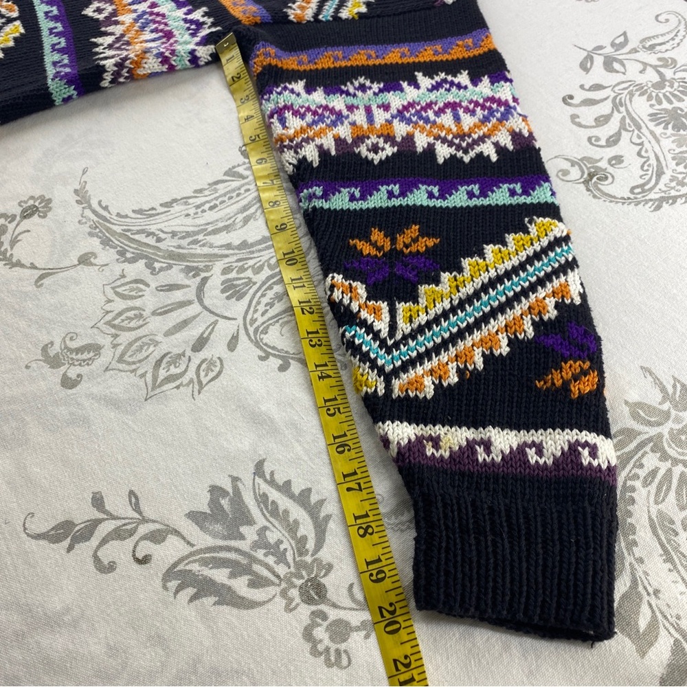 Nomadic Traders Aztec / southwestern Sweater 100% cotton - Picture 6 of 8